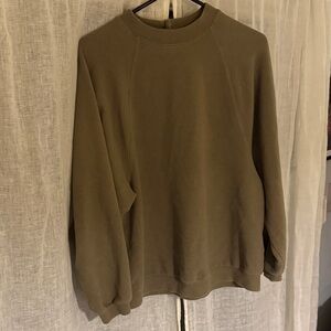 Madewell women’s Khaki Crewneck Sweater